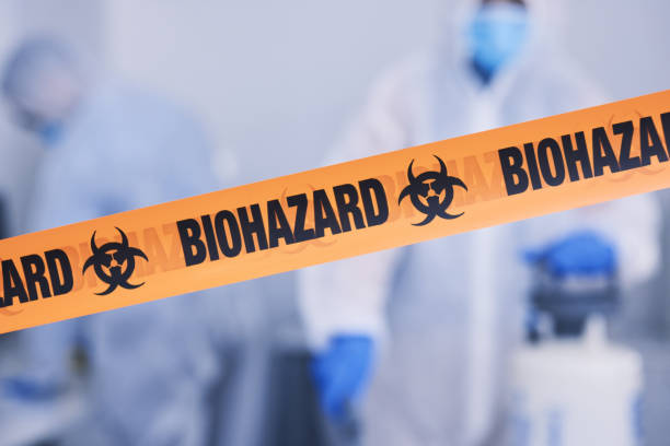 Professional Infectious Disease Decontamination technician working in Comfort, TX